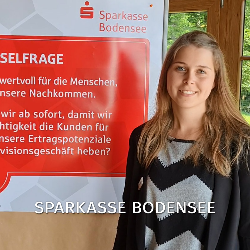 Anja Schweikl - Mitarbeiterin der Sparkasse Bodensee