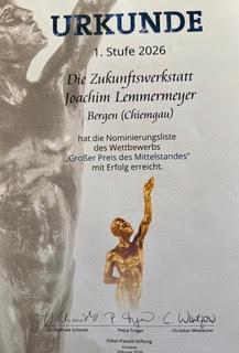 Urkunde Mittelstand